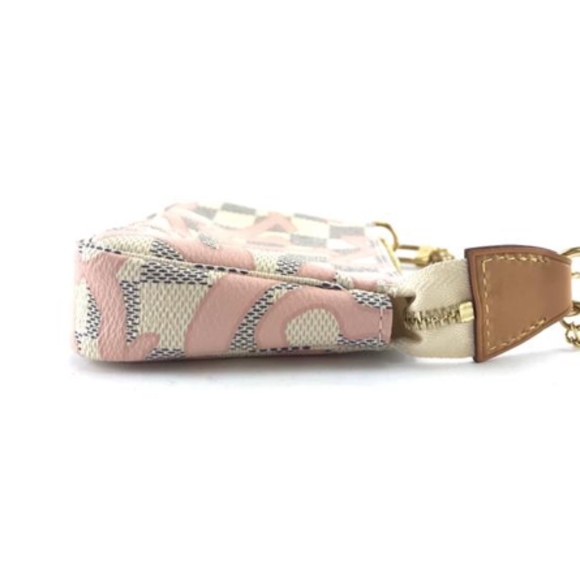 Tahitienne Damier Azur Chain Strap Clutch - Picture 5 of 8